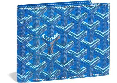 goyard blue wallet|victoire wallet cost.